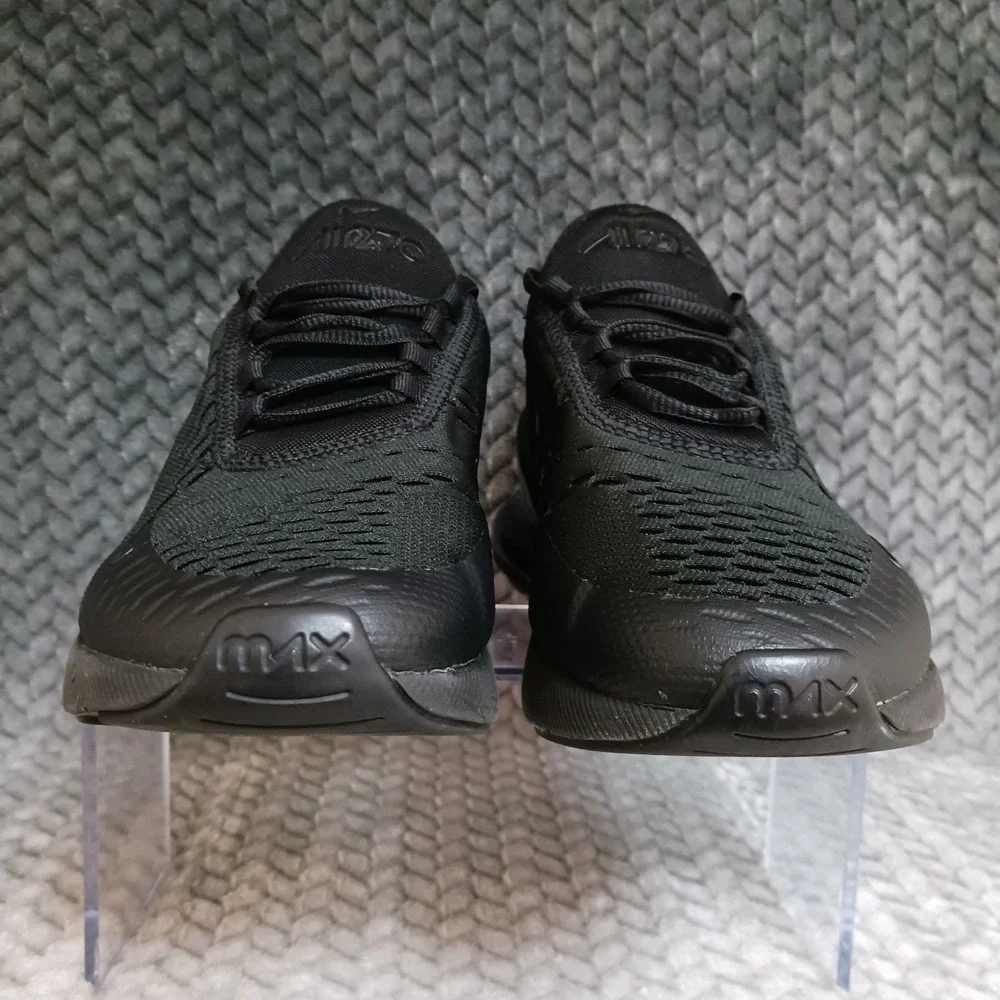 Nike Air Max 270 Black GS Walking Running Sneakers Shoes Size 6Y Women's 7.5